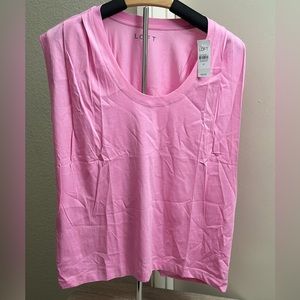 Loft - Women’s Pleated Muscle Tee/Top